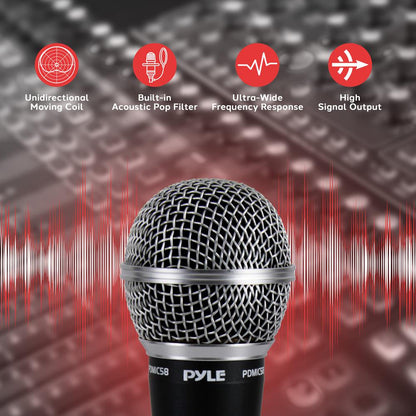 Set of 2 Dynamic Handheld Pro Microphone
