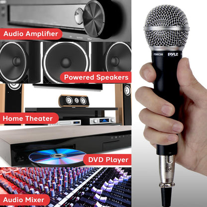 Set of 2 Dynamic Handheld Pro Microphone