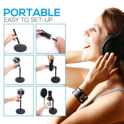 USB Podcast Microphone Kit