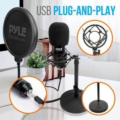 USB Podcast Microphone Kit