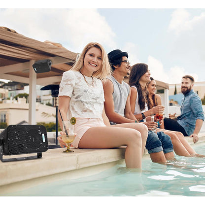 3.5'' Indoor/Outdoor Wall Mount Speakers Black