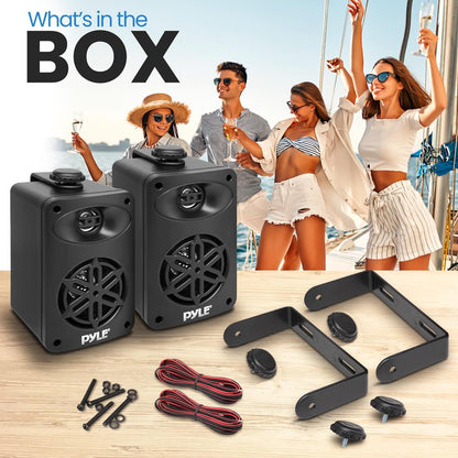 2-Way Indoor/Outdoor Speaker System 200W Black