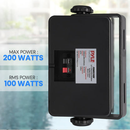 2-Way Indoor/Outdoor Speaker System 200W Black