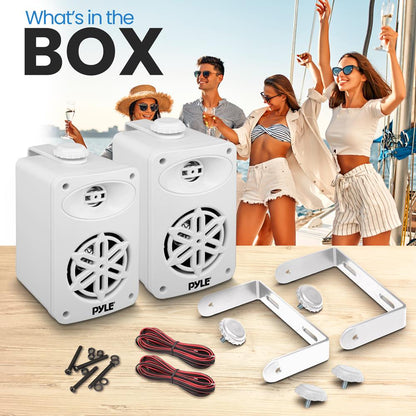 2-Way Indoor/Outdoor Speaker System 200W White