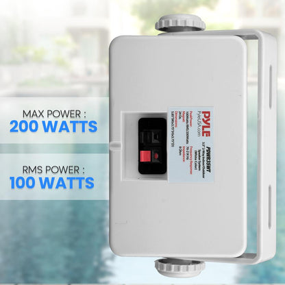 2-Way Indoor/Outdoor Speaker System 200W White