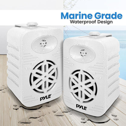 2-Way Indoor/Outdoor Speaker System 300W White