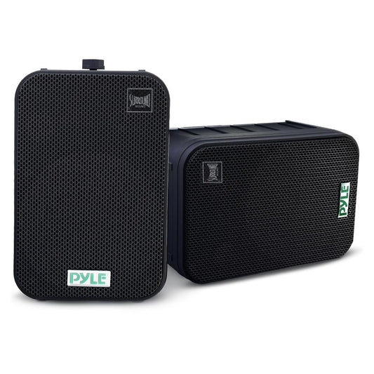 6.5'' Indoor/Outdoor Wall Mount Speakers 500W Black