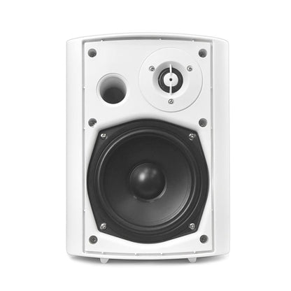 5.25" Indoor/Outdoor Wall Mount Speakers White