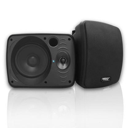 5.25" Indoor/Outdoor Wall Mount Speakers 600W Black