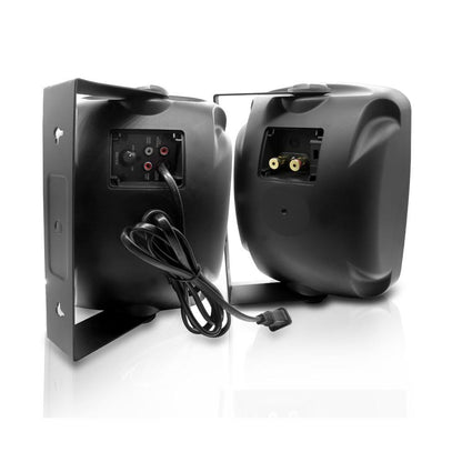 5.25" Indoor/Outdoor Wall Mount Speakers 600W Black