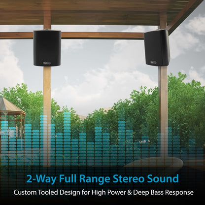 6.5'' Indoor/Outdoor Wall Mount Speakers