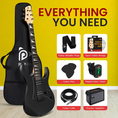 Electric Guitar Kit Black Matte