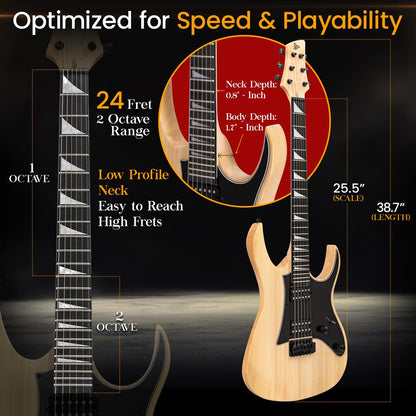 Electric Guitar Kit Natural