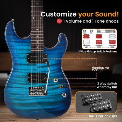 Electric Guitar Kit Blue