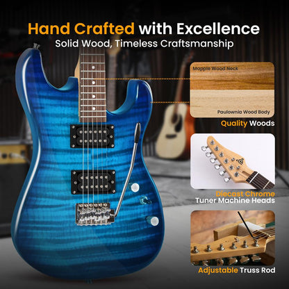 Electric Guitar Kit Blue