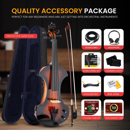 Electric Plywood Violin Sunburst