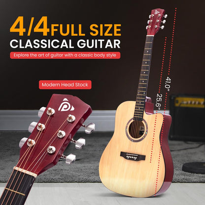 Acoustic Guitar Kit Natural, Premium Kit