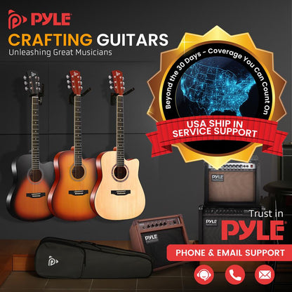 Acoustic Guitar Kit Natural, Premium Kit