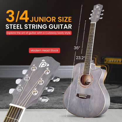 Acoustic Guitar Kit Grey