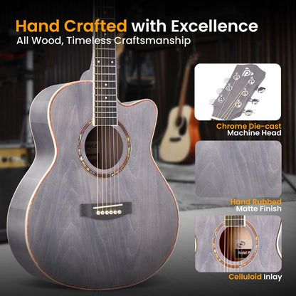 Acoustic Guitar Kit Grey
