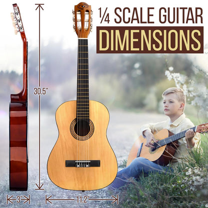 Classic Style Junior Scale Guitar Natural