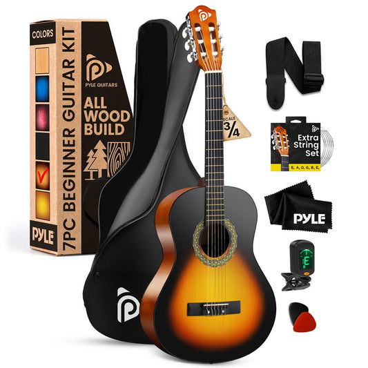 Classical Style 3/4 Scale Guitar Kit Sunburst