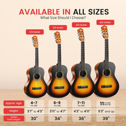 Classic Guitar Kit Sunburst