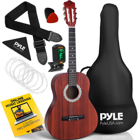 Classic Style 3/4 Scale Guitar Dark Wood