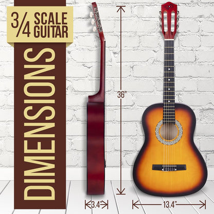 Classic Style 3/4 Scale Guitar