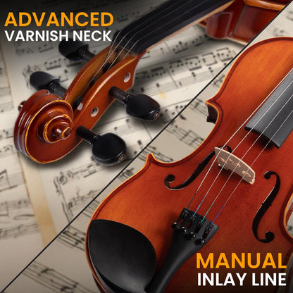1/4 Size Plywood Violin Wood Grain