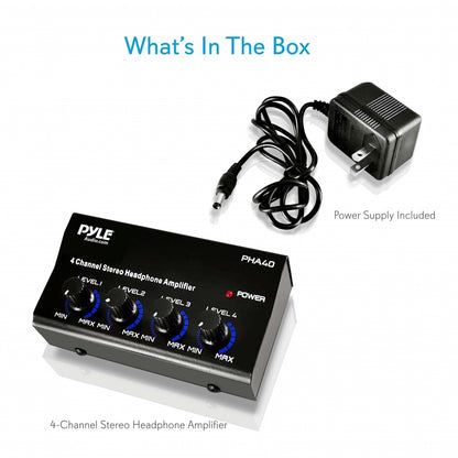 4-Ch. Stereo Headphone Amplifier