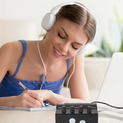 4-Ch. Stereo Headphone Amplifier
