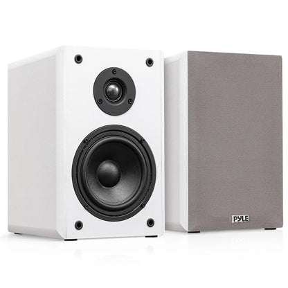 Bookshelf Speakers White 6.5"