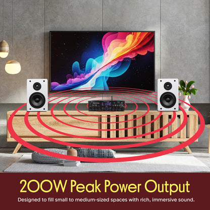 Bookshelf Speakers White 6.5"