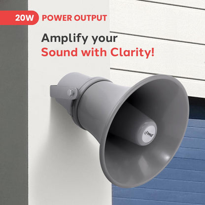9.7'' Indoor / Outdoor PA Horn Speaker
