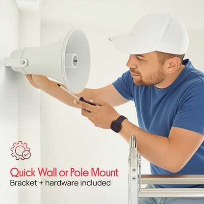9.4'' Indoor/Outdoor PA Horn Speaker