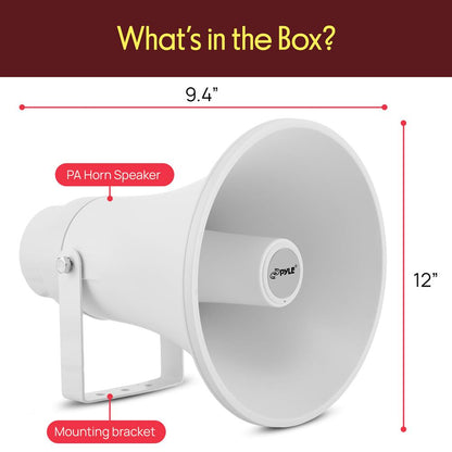 9.4'' Indoor/Outdoor PA Horn Speaker