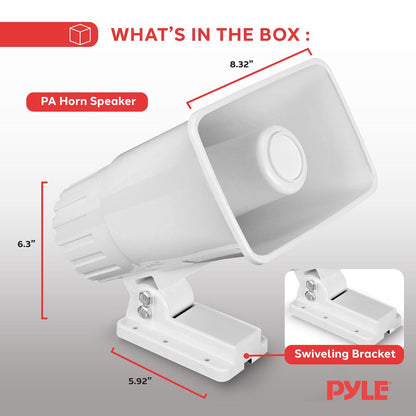 Portable PA Horn Speaker 6"