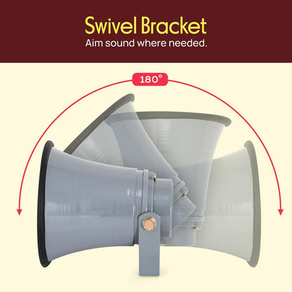 6.3'' Indoor / Outdoor PA Horn Speaker