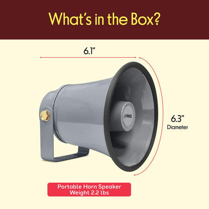 6.3'' Indoor / Outdoor PA Horn Speaker