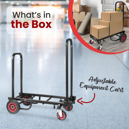 Adjustable Equipment Cart 200 lb Capacity