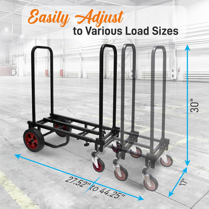 Adjustable Equipment Cart 300 lb Capacity