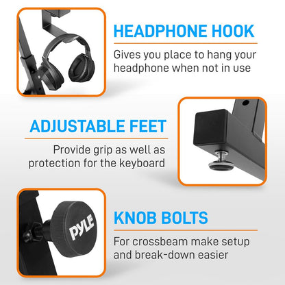 Heavy-Duty Music Stand with 2nd Tier
