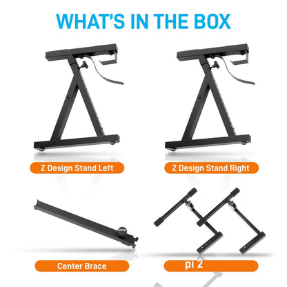 Heavy-Duty Music Stand with 2nd Tier
