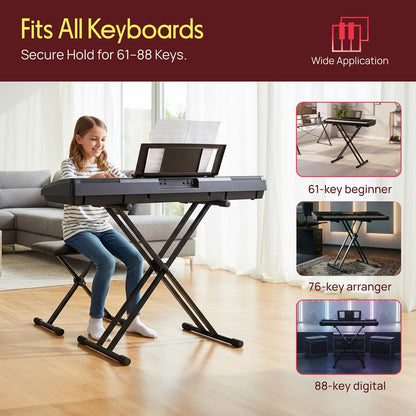 Digital Piano Keyboard Stand