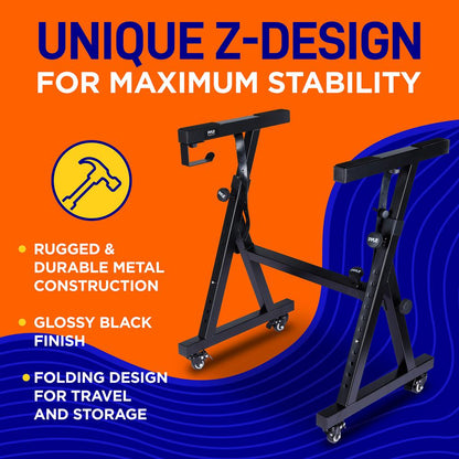 Keyboard Stand with Wheels
