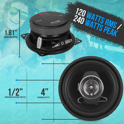 Two-Way Speaker System 240W Black