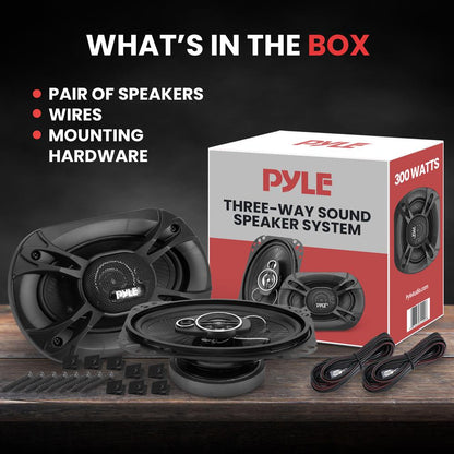 Three-Way Speaker System 300W