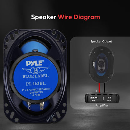 4 x 6 inch Component Car Speakers