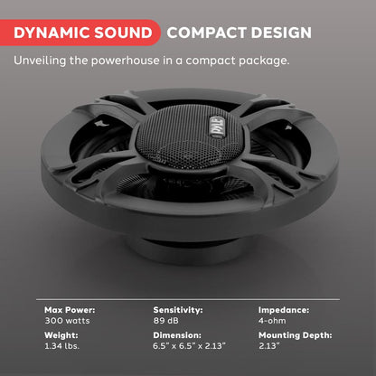 Three-Way Speaker System 300W Round